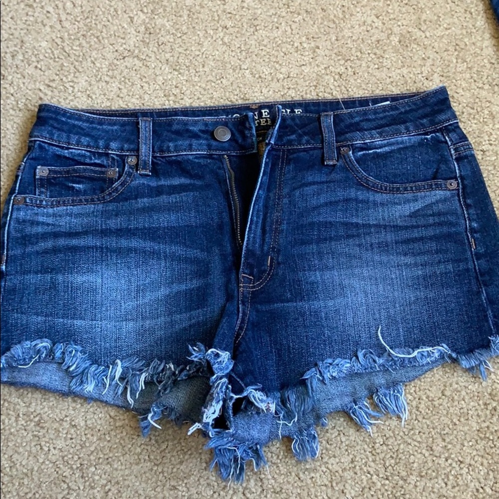 American Eagle hi rise festival shorts